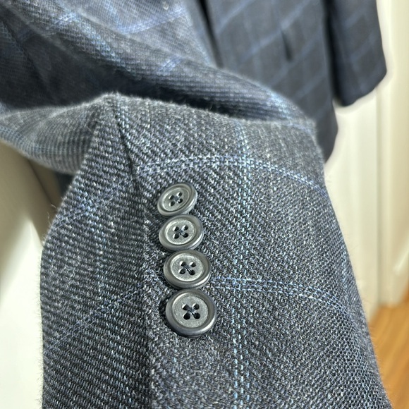 JB Britches Navy Blue Sport Coat 40R - Picture 3 of 7